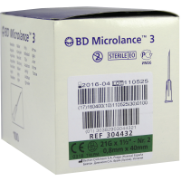 BD MICROLANCE Kanüle 21 G 1 1/2 0,8x40 mm
