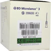 BD MICROLANCE Kanüle 21 G 2 0,8x50 mm