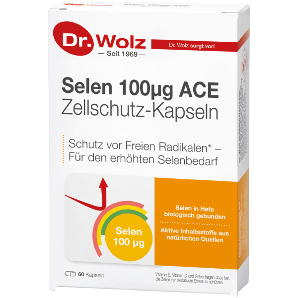 SELEN ACE 100 μg 60 Tage Kapseln