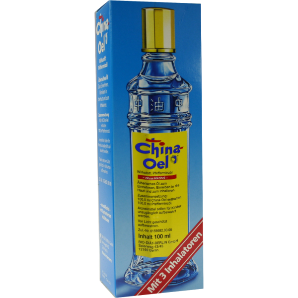 CHINA ÖL mit 3 Inhalatoren