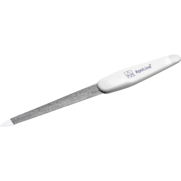 APOLINE Nagelfeile Saphir 15 cm verchromt