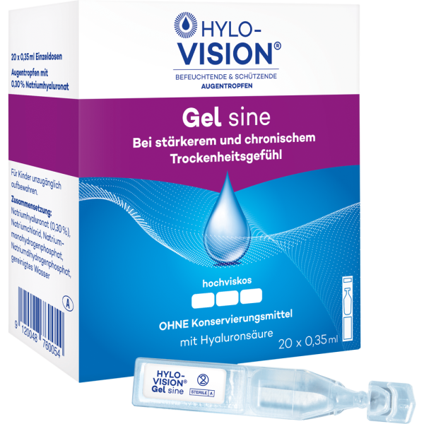 HYLO-VISION Gel sine Einzeldosispipetten