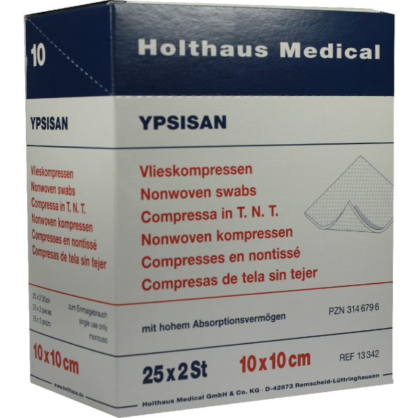 KOMPRESSEN YPSISAN 10x10 cm steril