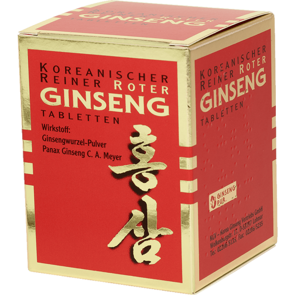 KOREANISCHER Reiner Roter Ginseng 300 mg Tabletten