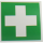 GRÜNES KREUZ Aufkleber Verbandkasten