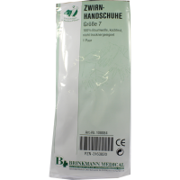 HANDSCHUHE Zwirn BW Gr.7 weiß