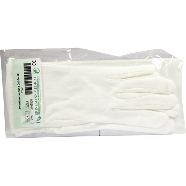 HANDSCHUHE Zwirn BW Gr.10 weiß