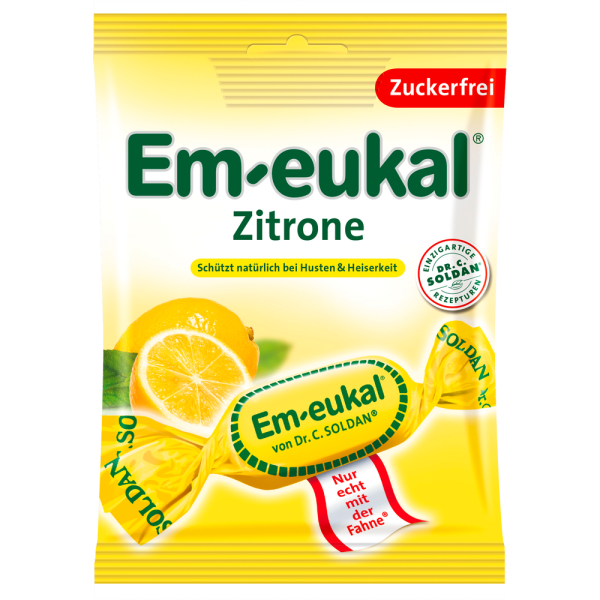 EM-EUKAL Bonbons Zitrone zuckerfrei