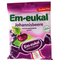 EM-EUKAL Bonbons Johannisbeere gefüllt zuckerfei