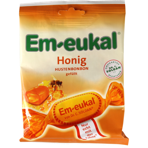 EM-EUKAL Bonbons Honig gefüllt zuckerhaltig