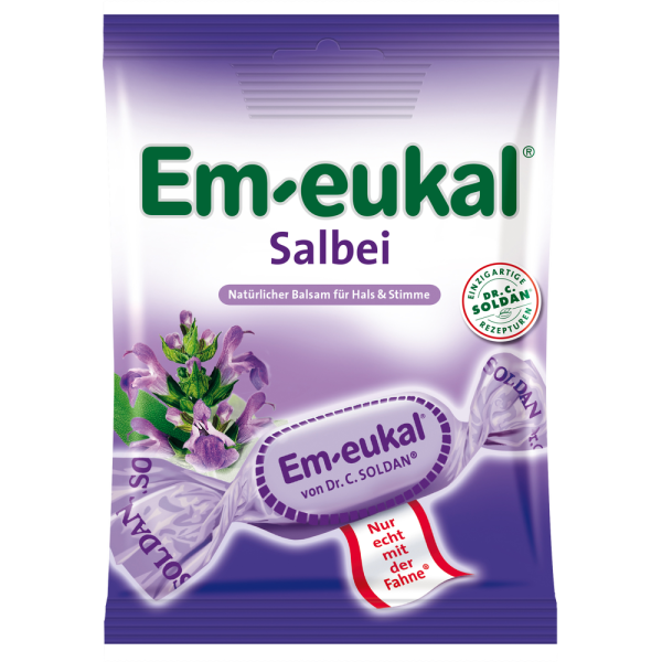 EM-EUKAL Bonbons Salbei zuckerhaltig