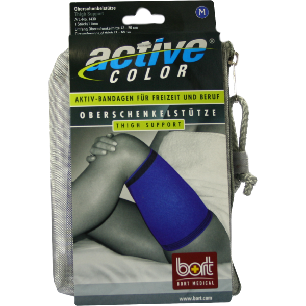 BORT ActiveColor Oberschenkelstütze M blau