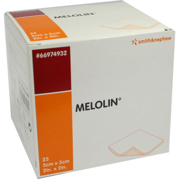 MELOLIN 5x5 cm Wundauflagen steril