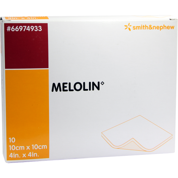 MELOLIN 10x10 cm Wundauflagen steril