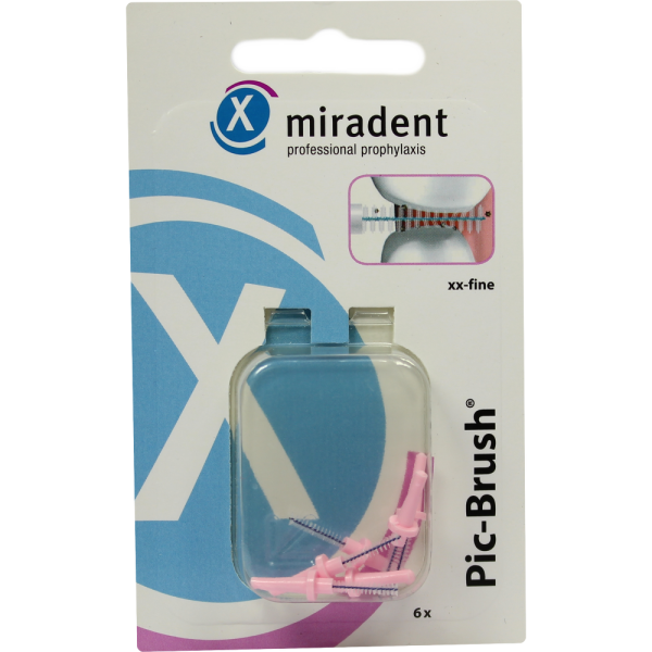 MIRADENT Interd.Pic-Brush Ersatzb.x-large bordeaux