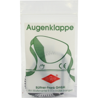AUGENKLAPPE mit Gummiband schwarz