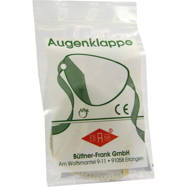 AUGENKLAPPE mit Gummiband sandfarben