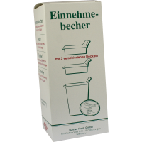EINNEHMEBECHER Kunststoff m.3 Trinkdeckel