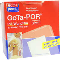 GOTA-POR PU Wundfilm 10x6 cm steril Pflaster