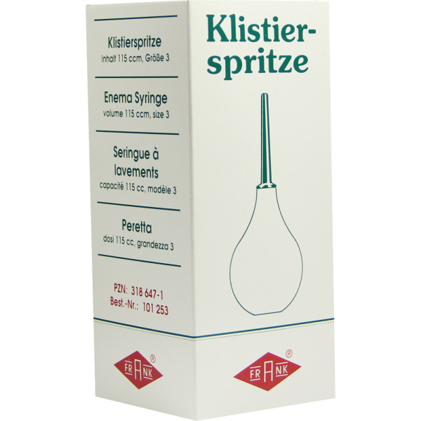 KLISTIERSPRITZE Gr.3 birnf.m.Kan.115 g