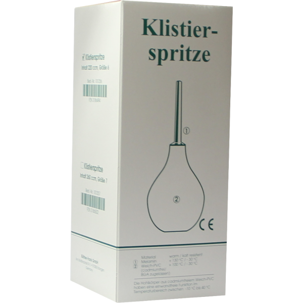 KLISTIERSPRITZE Gr.6 birnf.m.Kan.200 g