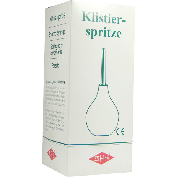 KLISTIERSPRITZE Gr.8 birnf.m.Kan.340 g