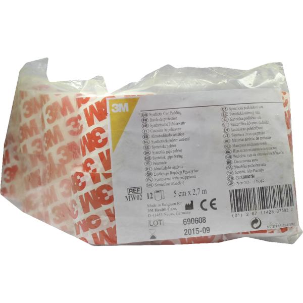 POLSTERWATTE Binde 3M 5cmx2,7m Rolle MW02