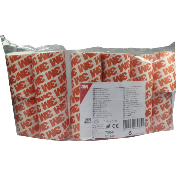 POLSTERWATTE Binde 3M 7,5cmx2,7m Rolle MW03