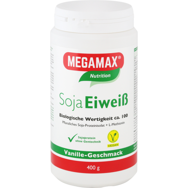 MEGAMAX Soja Eiweiß Vanille Pulver