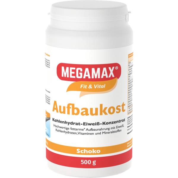MEGAMAX Aufbaukost Schoko Pulver