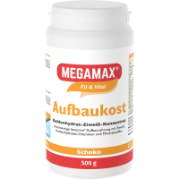 MEGAMAX Aufbaukost Schoko Pulver