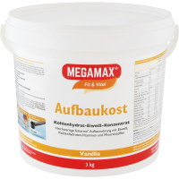 MEGAMAX Aufbaukost Vanille Pulver