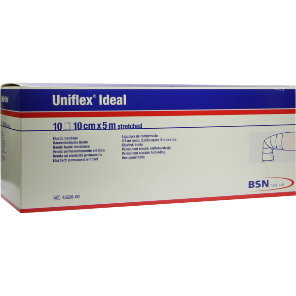 UNIFLEX ideal Binden 10 cmx5 m weiß lose