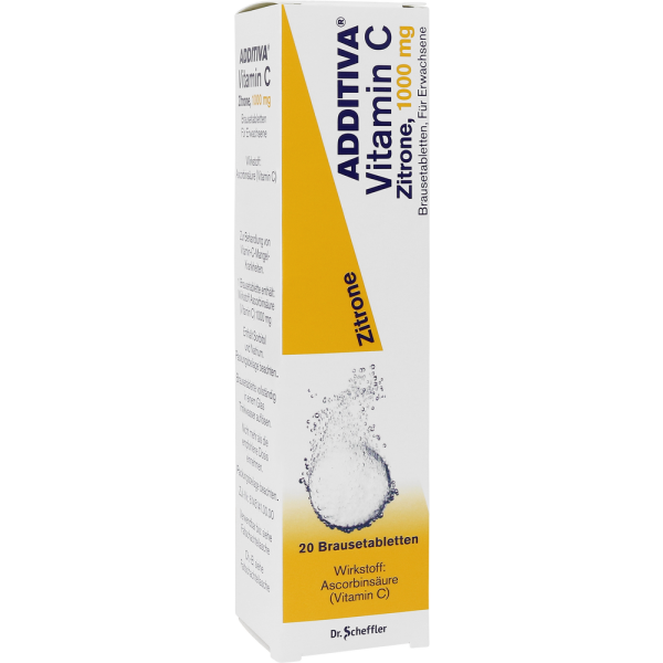 ADDITIVA Vitamin C 1 g Brausetabletten