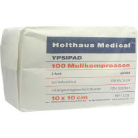 MULLKOMPRESSEN YPSIPAD 10x10 cm unsteril 8fach