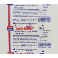 GOTA-DERM thin hydrokoll.Wundpfl.steril 5x10 cm