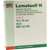 LOMATUELL H Salbentüll 10x10 cm steril