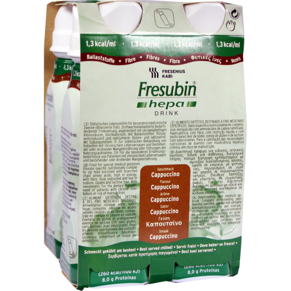 FRESUBIN HEPA DRINK Cappuccino Trinkflasche