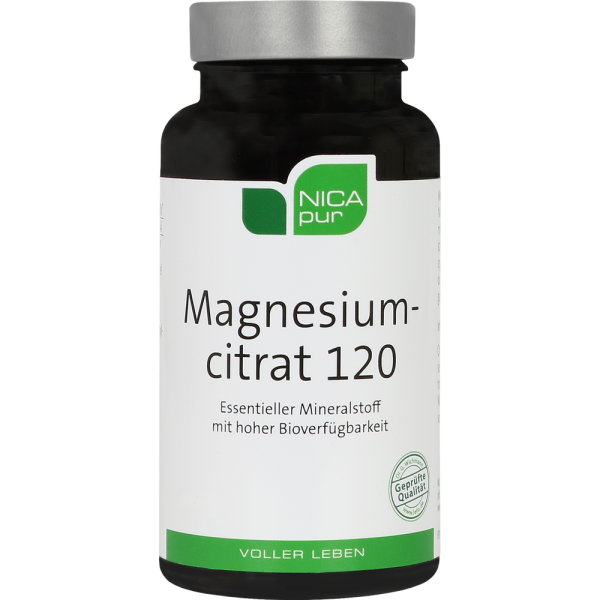 NICAPUR Magnesiumcitrat 120 Kapseln
