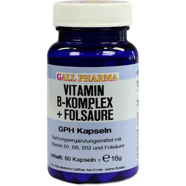 VITAMIN B KOMPLEX+Folsäure Kapseln