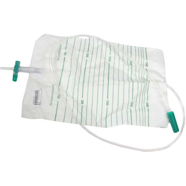 URIN AUFFANGBEUTEL unsteril 2 l Ablauf+Rückl.