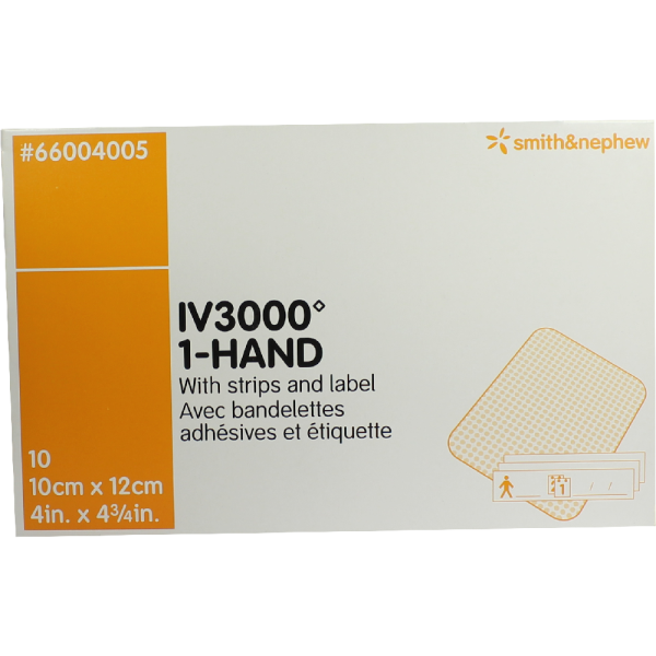 OPSITE IV 3000 10x12 cm transp.Kanülenfixier.