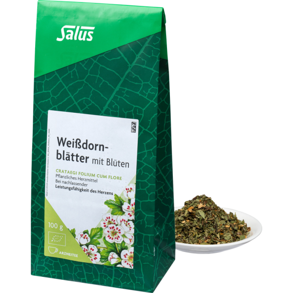 WEISSDORNBLÄTTER m.Blüten Arzneitee Bio Salus