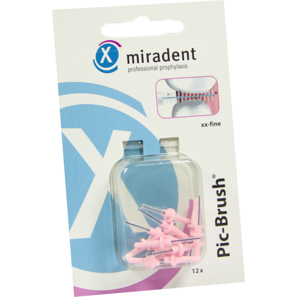 MIRADENT Interd.Pic-Brush Ersatzb.xx-fein pink