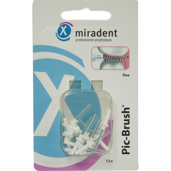 MIRADENT Interd.Pic-Brush Ersatzb.fein weiß