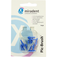 MIRADENT Interd.Pic-Brush Ersatzb.large blau