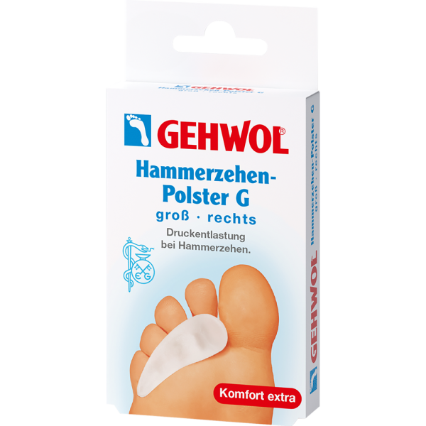 GEHWOL Polymer Gel Hammerzehenpolster G rechts