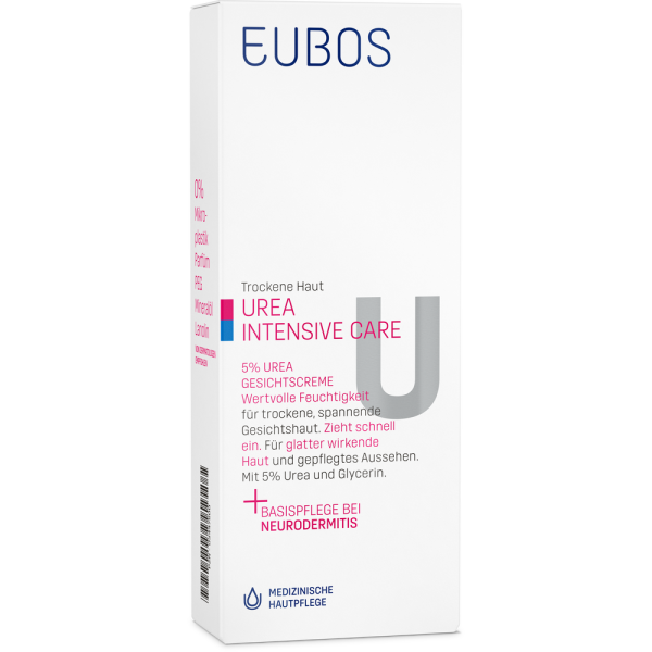 EUBOS TROCKENE Haut Urea 5% Gesichtscreme