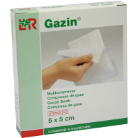 GAZIN Mullkomp.5x5 cm steril 8fach