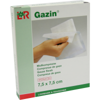 GAZIN Mullkomp.7,5x7,5 cm steril 8fach